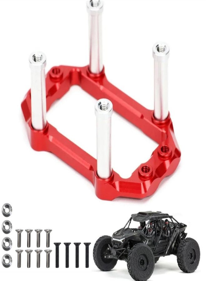 مجموعة حوامل سيرفو التوجيه المصنوعة من الألومنيوم لسيارات ARRMA Kraton Notorious Outcast Talion Typhon 6S بمقياس 1/8، وقطع غيار ترقية Mojave 6S بمقياس 1/7، بديل للرقم #ARA320574 AR320430 (أحمر) - Image 1